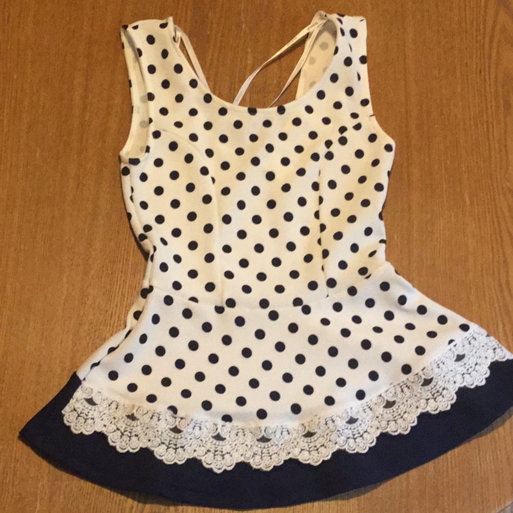 Peplum top size s